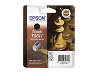 Epson T0511 - svart - original - bläckpatron C13T05114010