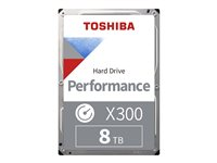 Toshiba X300 Performance - hårddisk - 8 TB - SATA 6Gb/s HDWR480UZSVA