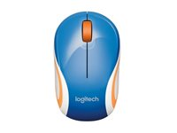 Logitech M187 - mus - 2.4 GHz - blå 910-002733