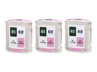 HP 85 - 3-pack - ljus magenta - original - bläckpatron C9435A