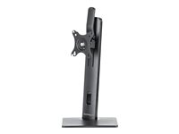 StarTech.com Free Standing Single Monitor Mount, Height Adjustable Monitor Stand, For VESA Mount Displays up to 32" (15lb/7kg), Ergonomic Monitor Stand for Desk, Tilt/Swivel/Rotate, Black - Universal Monitor Stand ställ - justerbar arm - för Bildskärm - svart FPPNEUSTND