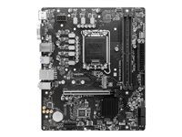 MSI PRO B760M-E DDR4 - moderkort - micro ATX - LGA1700-uttag - B760 7D48-008R