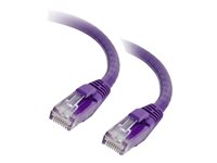 C2G Cat5e Booted Unshielded (UTP) Network Patch Cable - patch-kabel - 5 m - lila 83663