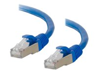 C2G Cat6a Booted Shielded (STP) Network Patch Cable - patch-kabel - 30 m - blå 89930