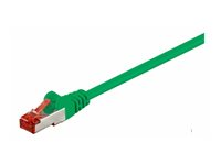 MicroConnect nätverkskabel - 25 cm - grön B-FTP60025G