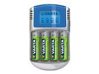 Varta LCD Charger batteriladdare - + växelströmsadapter + bilströmsadapter 57070201401