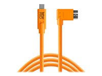 Tether Tools TetherPro - USB typ C-kabel - 24 pin USB-C till Micro-USB typ B - 4.6 m CUC33R15-ORG