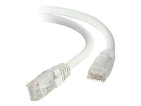 C2G Cat5e Booted Unshielded (UTP) Network Patch Cable - patch-kabel - 50 cm - vit 83260