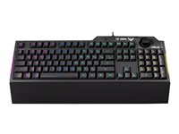 ASUS TUF Gaming K1 - tangentbord - svart Inmatningsenhet 90MP01X0-BKUA00