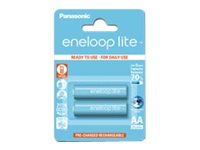 Panasonic eneloop lite BK-3LCCE batteri - 2 x AA-typ - NiMH BK-3LCCE/2BE