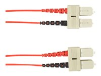 Black Box patch-kabel - 15 m - röd FOCMR50-015M-SCSC-RD