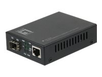 LevelOne GVT-2000 - fibermediekonverterare - 10Mb LAN, 100Mb LAN, 1GbE GVT-2000