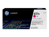 HP 651A - magenta - original - LaserJet - tonerkassett (CE343A) CE343A