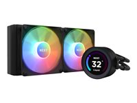 NZXT Kraken Elite 240 RGB - kylsystem med vätska till processorn - med LCD-display RL-KR24E-B1