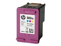 HP 303XL - Lång livslängd - färg (cyan, magenta, gul) - original - bläckpatron T6N03AE#301