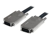 StarTech.com 2m Infiniband External SAS Cable - SFF-8470 to SFF-8470 - Serial Attached SCSI SAS Cable - 2x (4x) SFF-8470 (SAS7070S200) - extern SAS-kabel - TAA-kompatibel - 2 m SAS7070S200