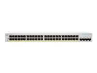 Cisco Business 220 Series CBS220-48P-4X - switch - 48 portar - smart - rackmonterbar CBS220-48P-4X-UK