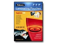 Fellowes Laminating Pouches Capture 125 micron - 100 - 64 x 95 mm - lamineringsfickor 5306702