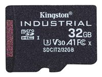 Kingston Industrial - flash-minneskort - 32 GB - microSDHC UHS-I SDCIT2/32GBSP