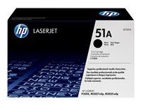 HP 51A - svart - original - LaserJet - tonerkassett (Q7551A) Q7551A