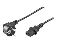 MicroConnect - strömkabel - power CEE 7/7 till power IEC 60320 C13 - 1 m PE010410