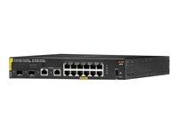 HPE Aruba 6000 12G Class4 PoE 2G/2SFP 139W Switch - switch - 12 portar - Administrerad - rackmonterbar R8N89A