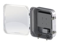 Ventev PoE Powered Heated Enclosure System 12" x 10" x 5" Clear Door Dual Line PoE Heated Wi-Fi Enclosure Solution w/ RPSMA Connectors - hölje till nätverksenhet VNV-CB-RPS-C-2AC