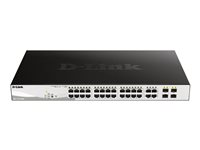 D-Link DGS 1210-28MP - switch - 28 portar - smart - rackmonterbar DGS-1210-28MP/E