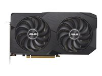 ASUS Dual Radeon RX 7600 8GB - OC Edition - grafikkort - Radeon RX 7600 - 8 GB 90YV0IH1-M0NA00