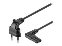 MicroConnect - strömkabel - power IEC 60320 C7 till Eurokontakt - 2 m PE030718AA