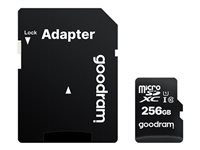 GOODRAM M1AA - flash-minneskort - 256 GB - mikroSDXC UHS-I M1AA-2560R12