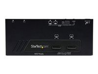 StarTech.com 2x2 HDMI Matrix Switch with Remote - 1080p Automatic & Priority Switcher - Video Wall Auto Selector Splitter Box - Audio Out (VS222HDQ) - video-/ljudomkopplare - 2 portar VS222HDQ