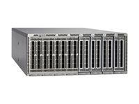 Cisco Nexus 6004EF - switch - 24 portar - Administrerad - rackmonterbar - med 4 x Cisco Nexus 2248TP GE Fabric Extender, 64x 10G SFP+ module (FET-10G) N6004EF-4FEX-1G