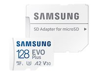 Samsung EVO Plus MB-MC128KA - flash-minneskort - 128 GB - mikroSDXC UHS-I MB-MC128KA/EU