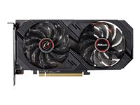 ASRock Phantom Gaming D Radeon RX 6500 XT 4GB OC - grafikkort - Radeon RX 6500 XT - 4 GB RX6500XT PGD 4GO