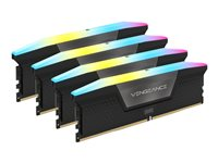 CORSAIR Vengeance RGB - DDR5 - sats - 96 GB: 4 x 24 GB - DIMM 288-pin - 5600 MHz / PC5-44800 - ej buffrad CMH96GX5M4B5600C40