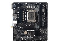 Biostar H610MX-E - moderkort - micro ATX - LGA1700-uttag - H610 H610MX-E