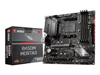 MSI B450M MORTAR - moderkort - micro ATX - Socket AM4 - AMD B450 B450M MORTAR