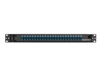 Black Box Rackmount Fiber Panel Loaded - patch-panel - 1U - 19"/23" JPM385A