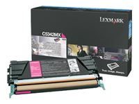 Lexmark - Extra lång livslängd - magenta - original - tonerkassett - LCCP C5342MX