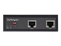 StarTech.com Industrial Gigabit PoE Splitter, 90W High Speed Power over Ethernet PoE+++ Splitter, 12-48V DC Splitter 802.3bt, LAN/RJ45 Ultra PoE to DC Adapter, -40C to +75C, High Power - Gigabit PoE Splitter (POESLT1G48V) - PoE linjedelare - 90 Watt POESLT1G48V