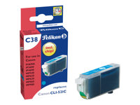 Pelikan C38 - cyan - kompatibel - bläckpatron (alternativ för: Canon CLI-521C) 4103253