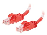 C2G Cat6 Booted Unshielded (UTP) Crossover Patch Cable - övergångskabel - 3 m - röd 83560