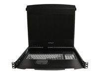 StarTech.com 1U 17" HD 1080p Dual Rail-hyllmonterad LCD-enhet i widescreen - KVM-konsol - Full HD (1080p) - 17.3" RACKCOND1701