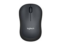 Logitech M220 Silent - mus - 2.4 GHz - träkol 910-004878