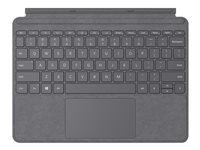 Microsoft Surface Go Type Cover - tangentbord - med pekdyna, accelerometer - Nordisk - lätt kol Inmatningsenhet KCT-00109