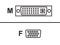 HP bildskärmsadapter 209815-001