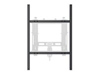 Multibrackets M monteringskomponent - för platt panel - utökningskit push HD - svart 7350073731756