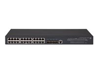 HPE 5130-24G-4SFP+ EI - switch - 24 portar - Administrerad - rackmonterbar JG932AR