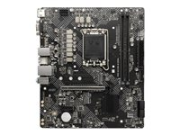 MSI PRO H610M-B DDR4 - moderkort - micro ATX - LGA1700-uttag - H610 PRO H610M-B DDR4